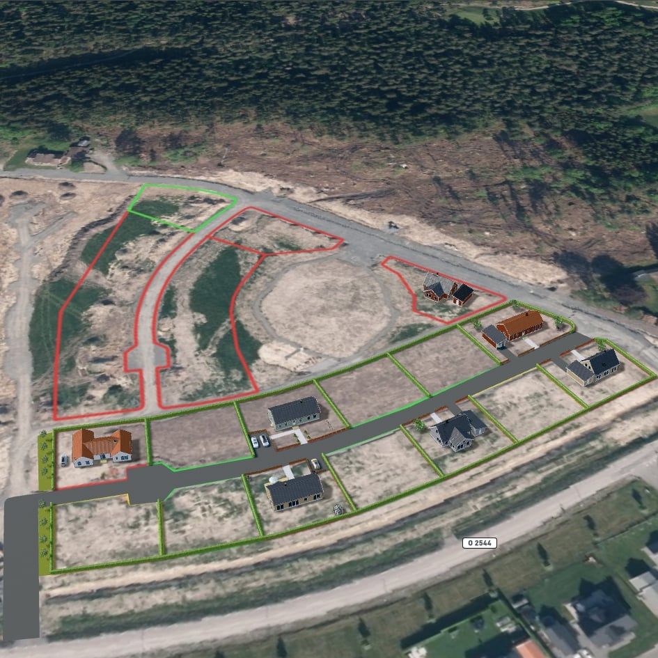 Geology dataset visualization of new residential project
